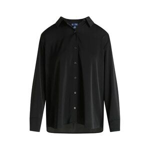 Scoop Women’s and Women’s Plus Relaxed Fit Button Front Shirt, Size XXL(20)